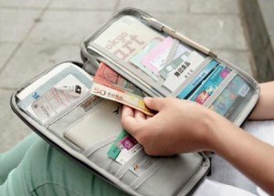 Porte-passeport RFID Multifonctionnel Noir - Organisateur De Voyage Pour Billets, Cartes, Documents - Protection Sécurité